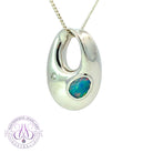 Sterling Silver Opal pendant 2