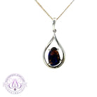 Sterling Silver Black Opal pendant 2