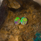 Pair of Black Opals 1.34ct - Masterpiece Jewellery Opal & Gems Sydney Australia | Online Shop