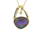 Gold plated silver Opal triplet freeform 11x14mm pendant - Masterpiece Jewellery Opal & Gems Sydney Australia | Online Shop