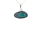 Sterling Silver Opal triplet 20x18.9mm pendant - Masterpiece Jewellery Opal & Gems Sydney Australia | Online Shop