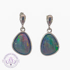 Sterling Silver dangling traingular shape earring drops - Masterpiece Jewellery Opal & Gems Sydney Australia | Online Shop