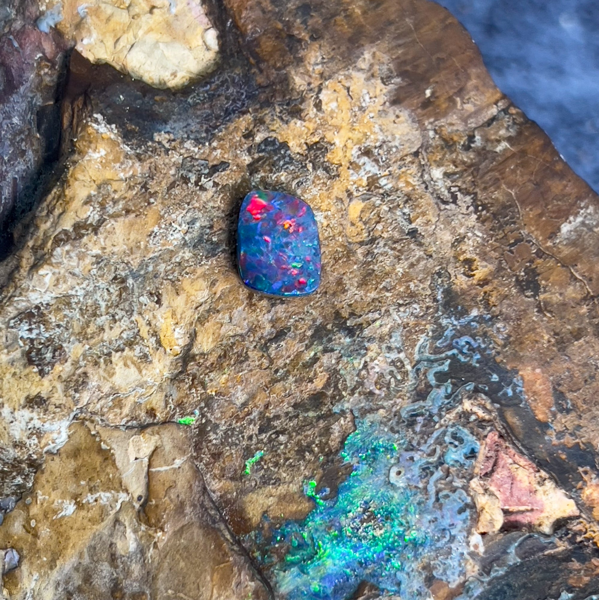 One freeform Australian Opal doublet loose 1.48ct - Masterpiece Jewellery Opal & Gems Sydney Australia | Online Shop