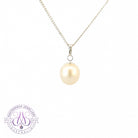 Sterling Silver South Sea 9-10mm Pearl Pendant - Masterpiece Jewellery Opal & Gems Sydney Australia | Online Shop