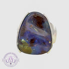 One Sterling Silver Boulder Opal 24.98ct ring - Masterpiece Jewellery Opal & Gems Sydney Australia | Online Shop