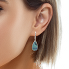 Pair of sterling silver Boulder Opal 12.36ct dangling earrings - Masterpiece Jewellery Opal & Gems Sydney Australia | Online Shop