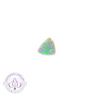 Triangle shape loose Opal Black 1.77ct