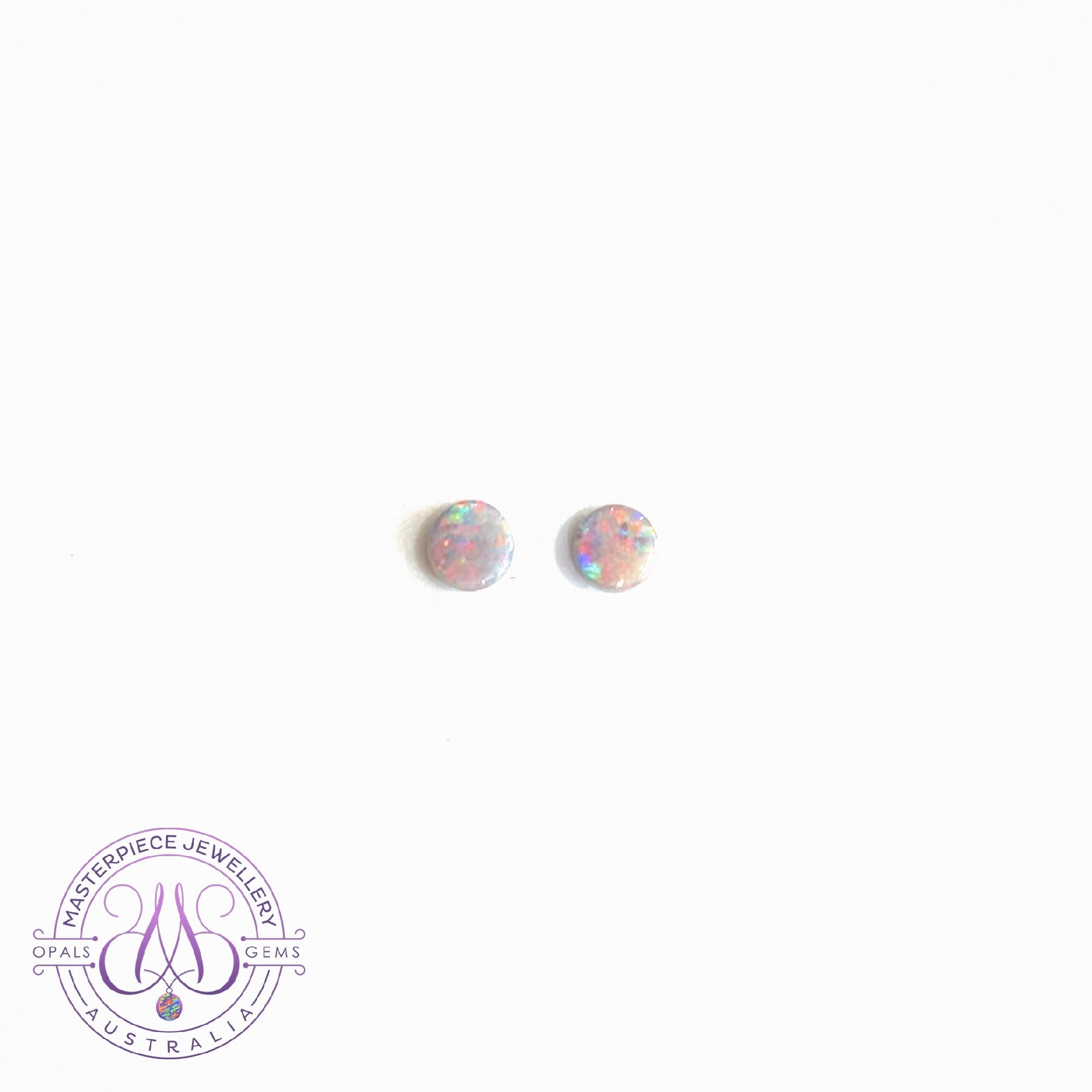 Pair of Black Opals 6mm each