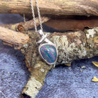 Sterling Silver Opal triplet 25x13mm pendant - Masterpiece Jewellery Opal & Gems Sydney Australia | Online Shop