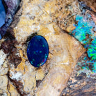 One Oval Black Opal 7.9ct - Masterpiece Jewellery Opal & Gems Sydney Australia | Online Shop