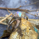 Sterling Silver Boulder Opal torque bangle 32.38ct - Masterpiece Jewellery Opal & Gems Sydney Australia | Online Shop