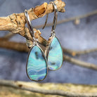 Pair of sterling silver Boulder Opal 12.36ct dangling earrings - Masterpiece Jewellery Opal & Gems Sydney Australia | Online Shop