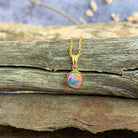 14kt Yellow Gold Opal pendant - Masterpiece Jewellery Opal & Gems Sydney Australia | Online Shop