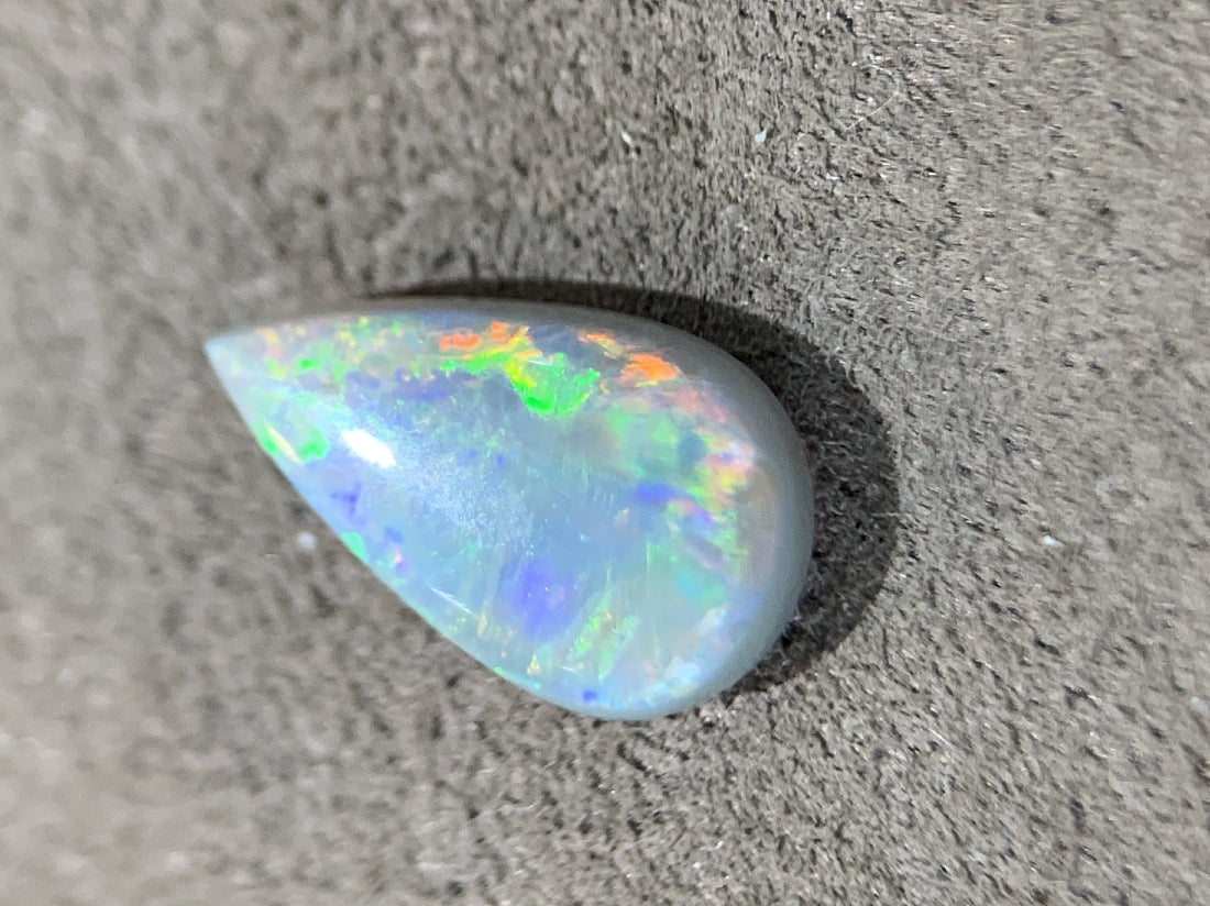 Pear shape Black Opal 1.65ct - Masterpiece Jewellery Opal & Gems Sydney Australia | Online Shop