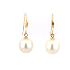 18kt Yellow Gold dangling South Sea Pearls 9-9.5mm - Masterpiece Jewellery Opal & Gems Sydney Australia | Online Shop