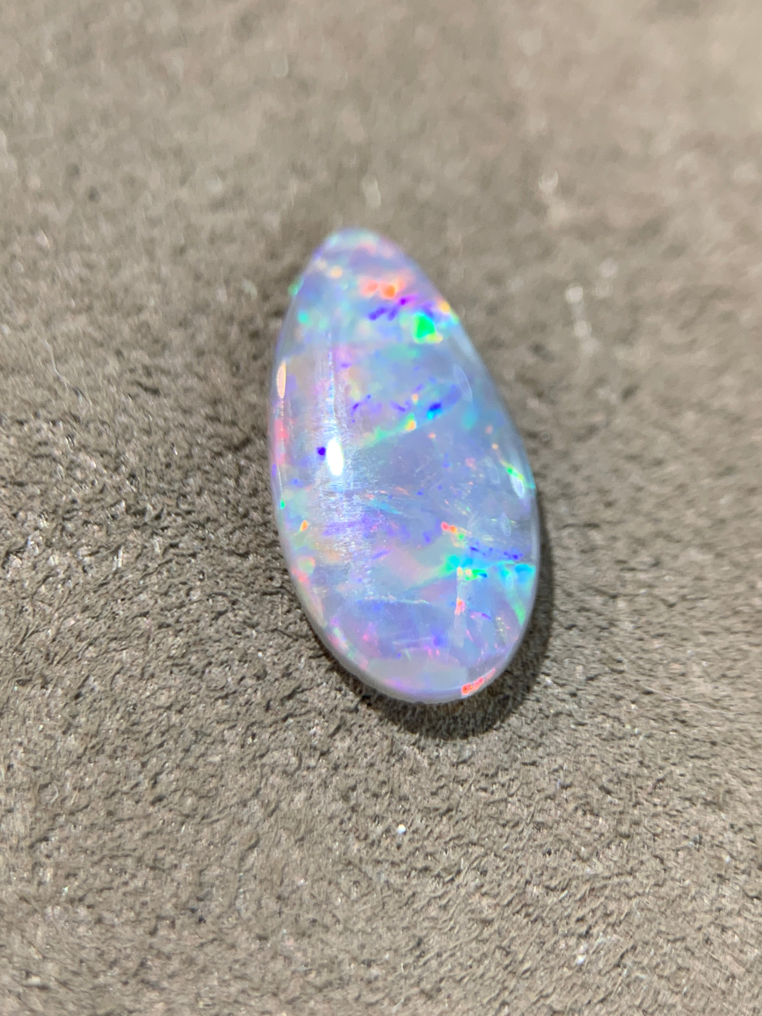 Pearshape Black Opal 1.47ct - Masterpiece Jewellery Opal & Gems Sydney Australia | Online Shop