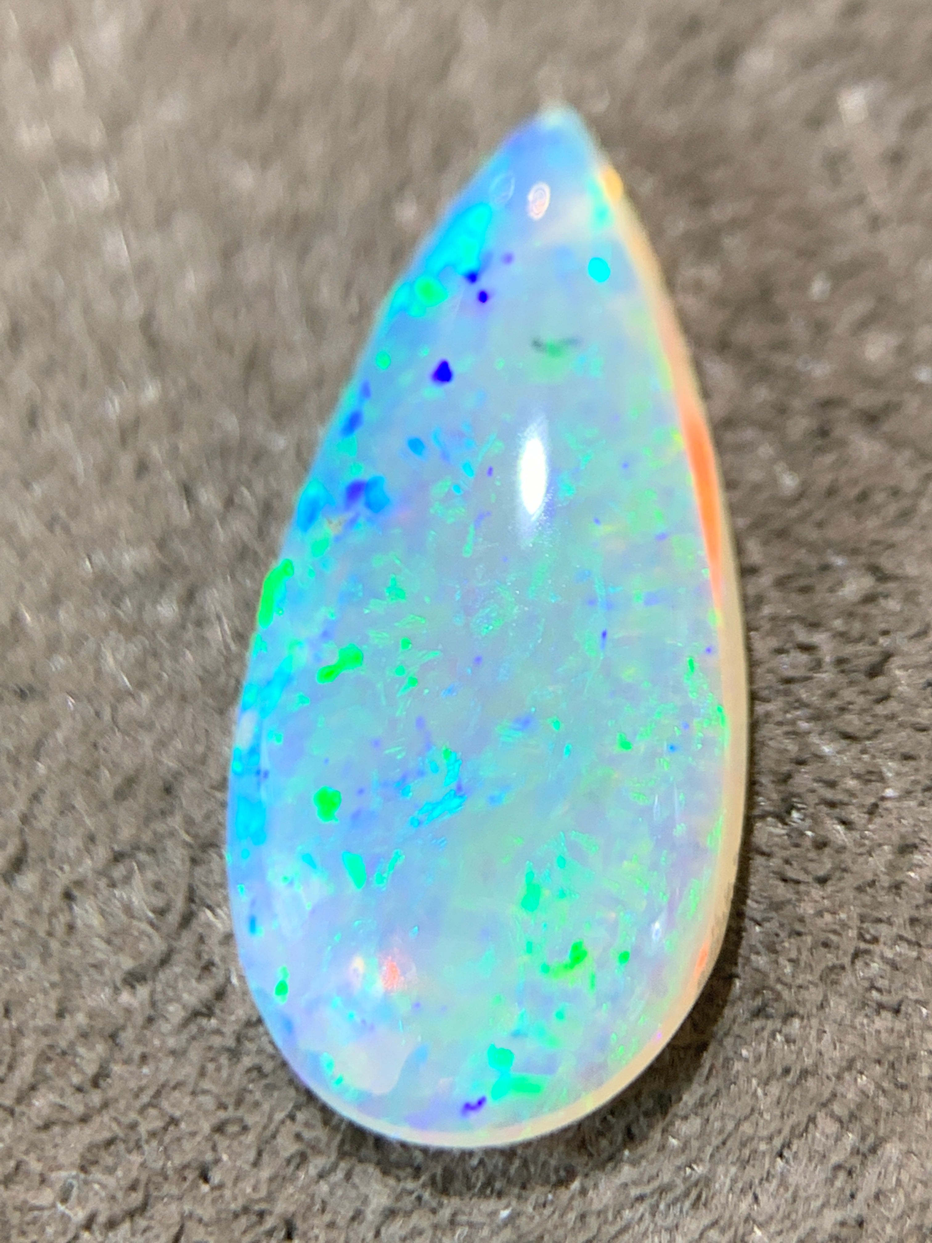 Pearshape Crystal Opal 1.6ct - Masterpiece Jewellery Opal & Gems Sydney Australia | Online Shop