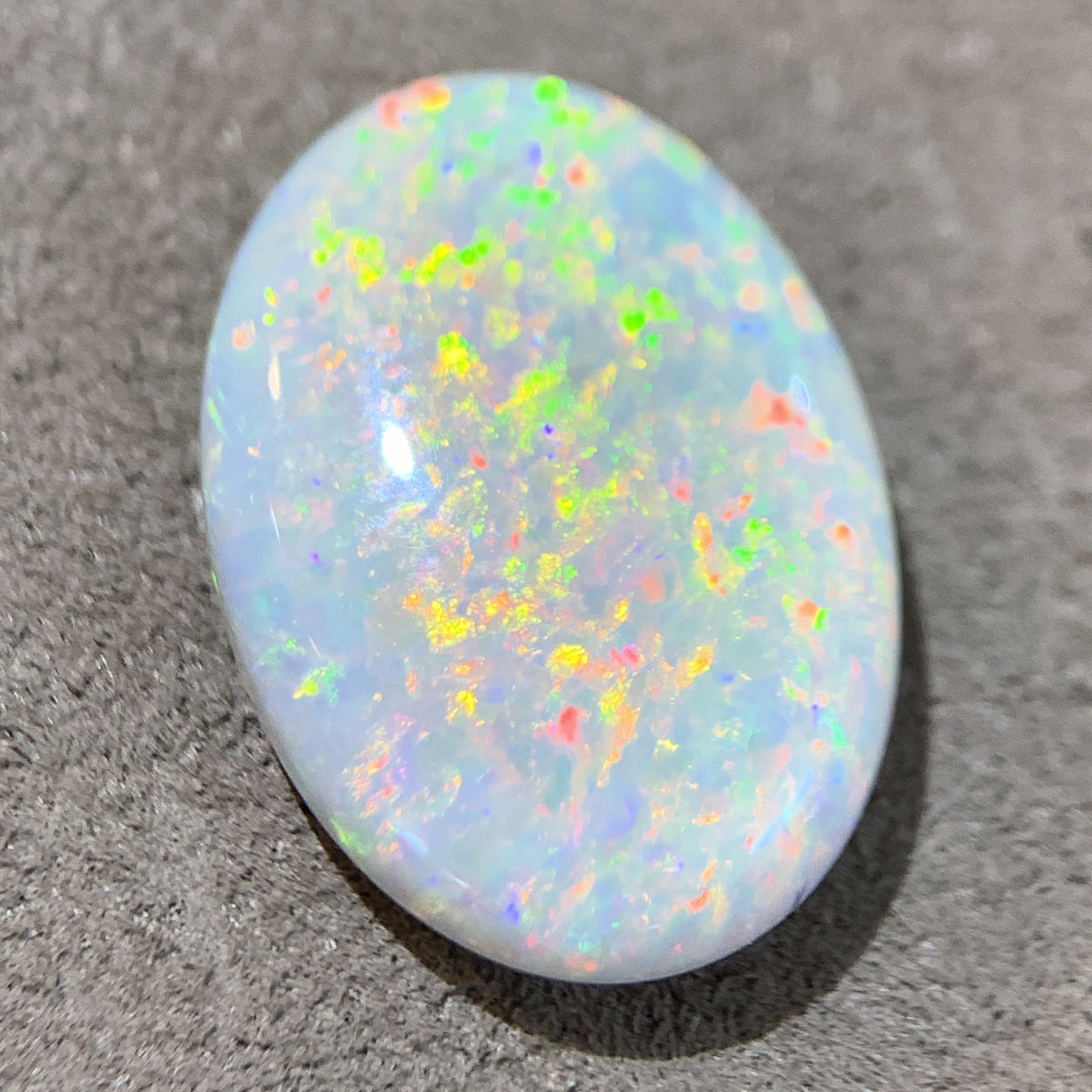 Oval Black Opal 5.52ct - Masterpiece Jewellery Opal & Gems Sydney Australia | Online Shop