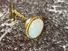 18kt Yellow Gold White Opal Tie pin 2.2ct - Masterpiece Jewellery Opal & Gems Sydney Australia | Online Shop