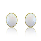 9kt Yellow Gold Opal studs - Masterpiece Jewellery Opal & Gems Sydney Australia | Online Shop