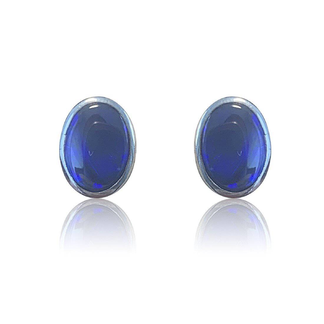 Sterling Silver Black Opal earrings - Masterpiece Jewellery Opal & Gems Sydney Australia | Online Shop