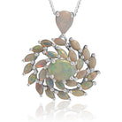 Sterling Silver Opal pendant - Masterpiece Jewellery Opal & Gems Sydney Australia | Online Shop