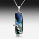 STERLING SILVER BOULDER OPAL PENDANT - Masterpiece Jewellery Opal & Gems Sydney Australia | Online Shop