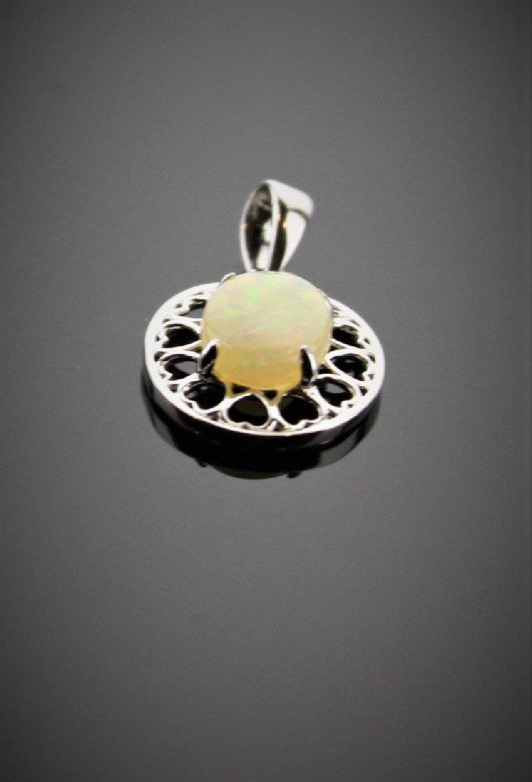 Sterling Silver Opal pendant - Masterpiece Jewellery Opal & Gems Sydney Australia | Online Shop