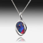 Sterling Silver Opal pendant - Masterpiece Jewellery Opal & Gems Sydney Australia | Online Shop