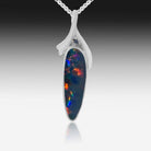 Sterling Silver Opal pendant - Masterpiece Jewellery Opal & Gems Sydney Australia | Online Shop