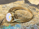 One 18kt Yellow Gold Opal solitaire ring - Masterpiece Jewellery Opal & Gems Sydney Australia | Online Shop