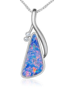 Sterling Silver Opal pendant - Masterpiece Jewellery Opal & Gems Sydney Australia | Online Shop