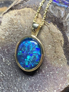 OPAL TRIPLET 12X10MM PENDANT - Masterpiece Jewellery Opal & Gems Sydney Australia | Online Shop